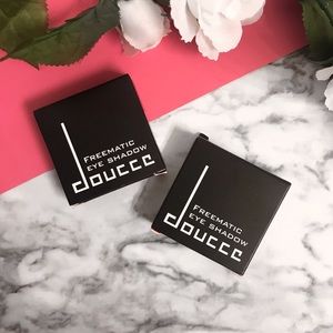 2X Doucce Shimmer Eyeshadows Silver Warm Tone